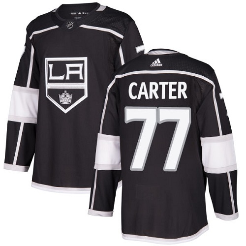 Adidas Los Angeles Kings 77 Jeff Carter Black Home Authentic Stitched Youth NHL Jersey